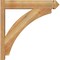 Ekena Millwork Thorton Rough Sawn Arts and Crafts Outlooker, Western Red Cedar, 6"W x 28"D x 28"H OUT06X28X28THR03RWR - alternate 4